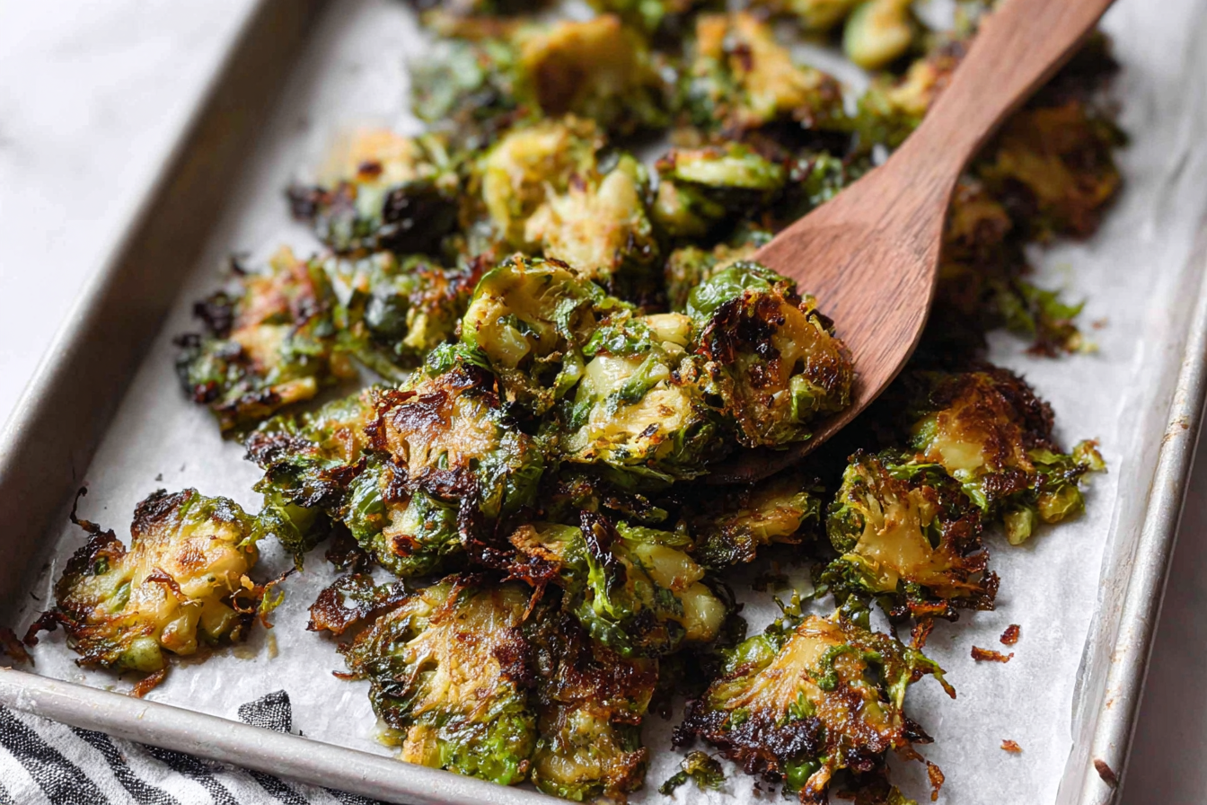 Smashed Brussels Sprouts