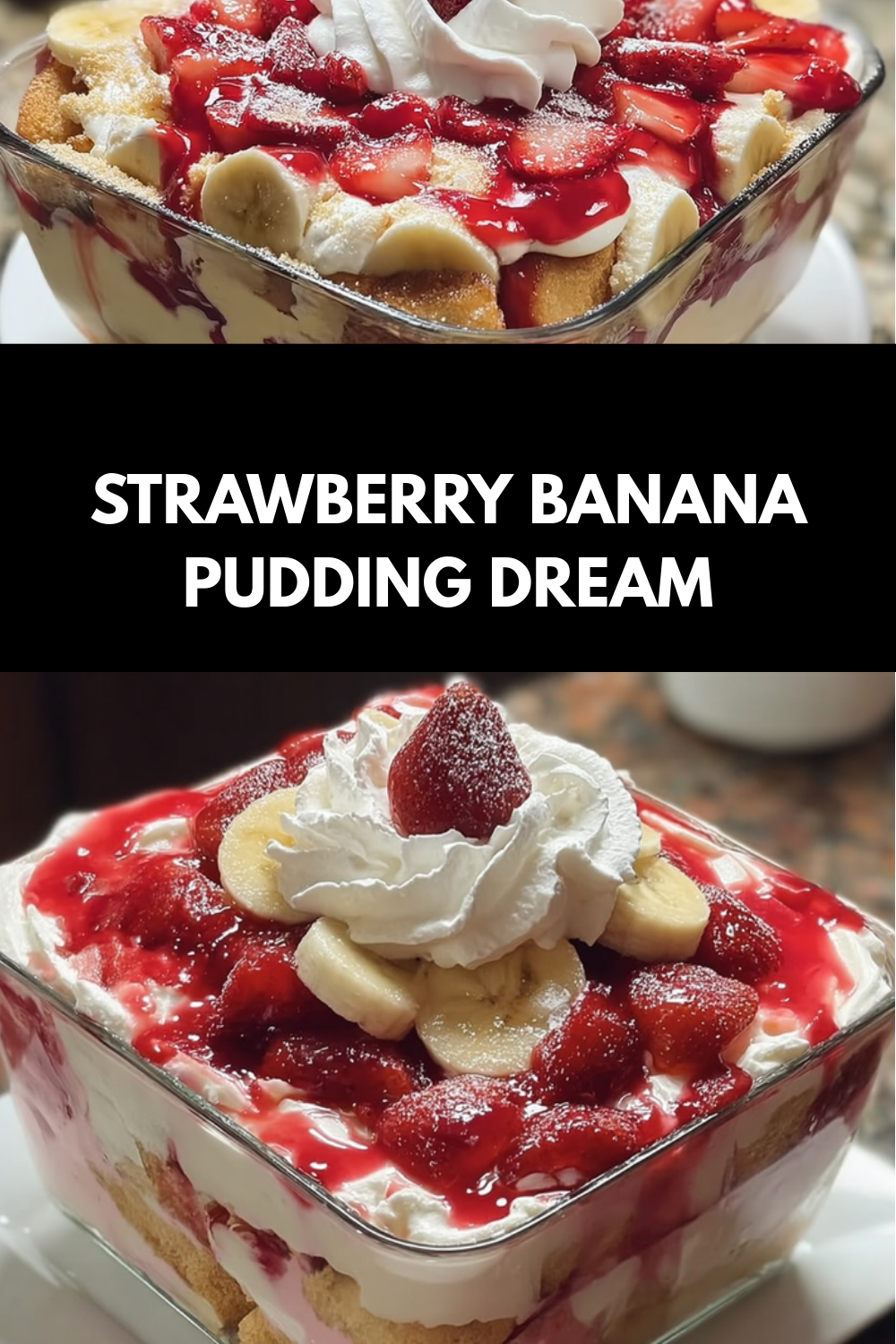Strawberry Banana Pudding Dream
