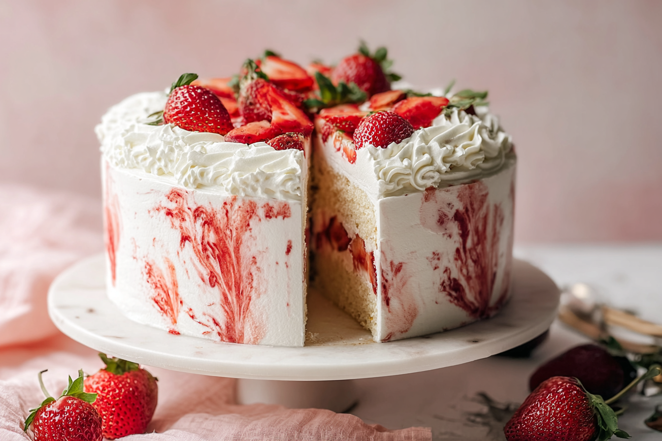 Strawberry Shortcake Cake Recipe