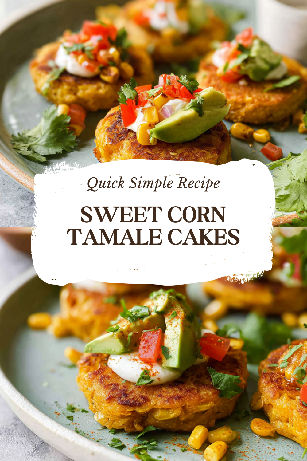 Sweet Corn Tamale Cakes