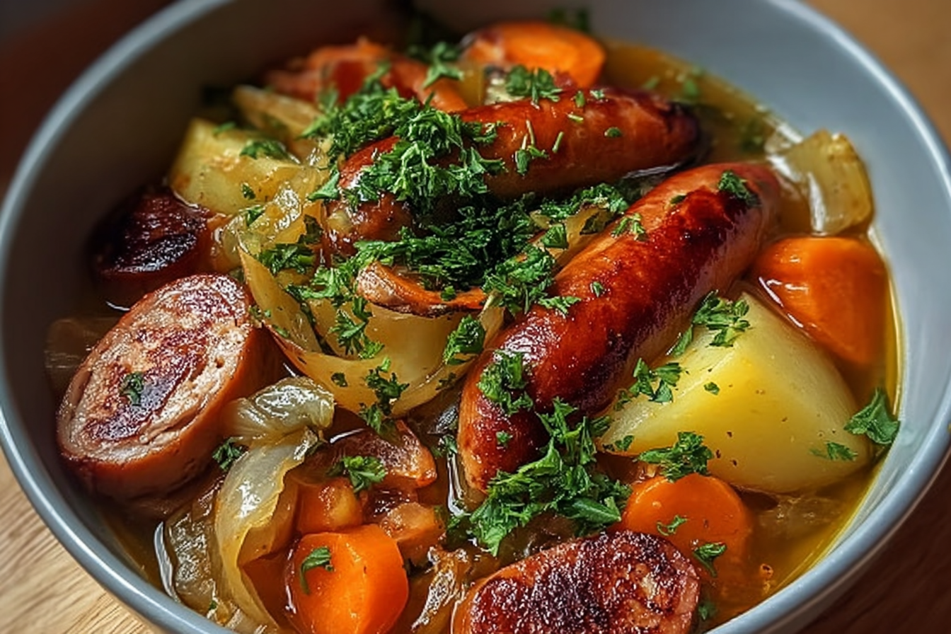 Traditional Sausage Vegetable Stew
