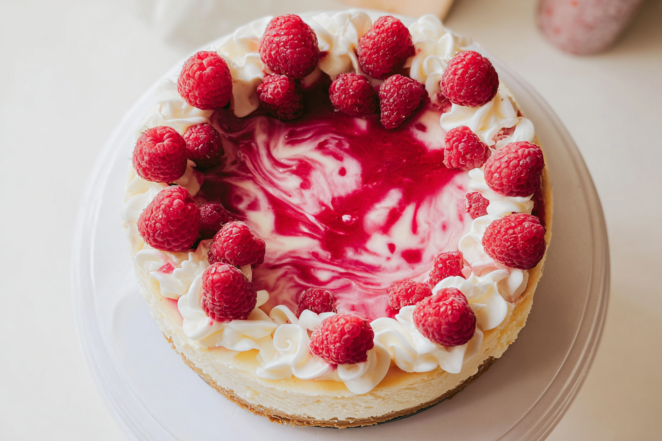 White Chocolate Raspberry Cheesecake Recipe