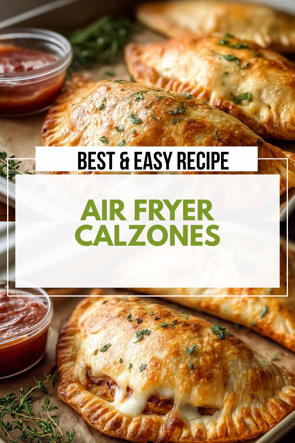 Air Fryer Calzones