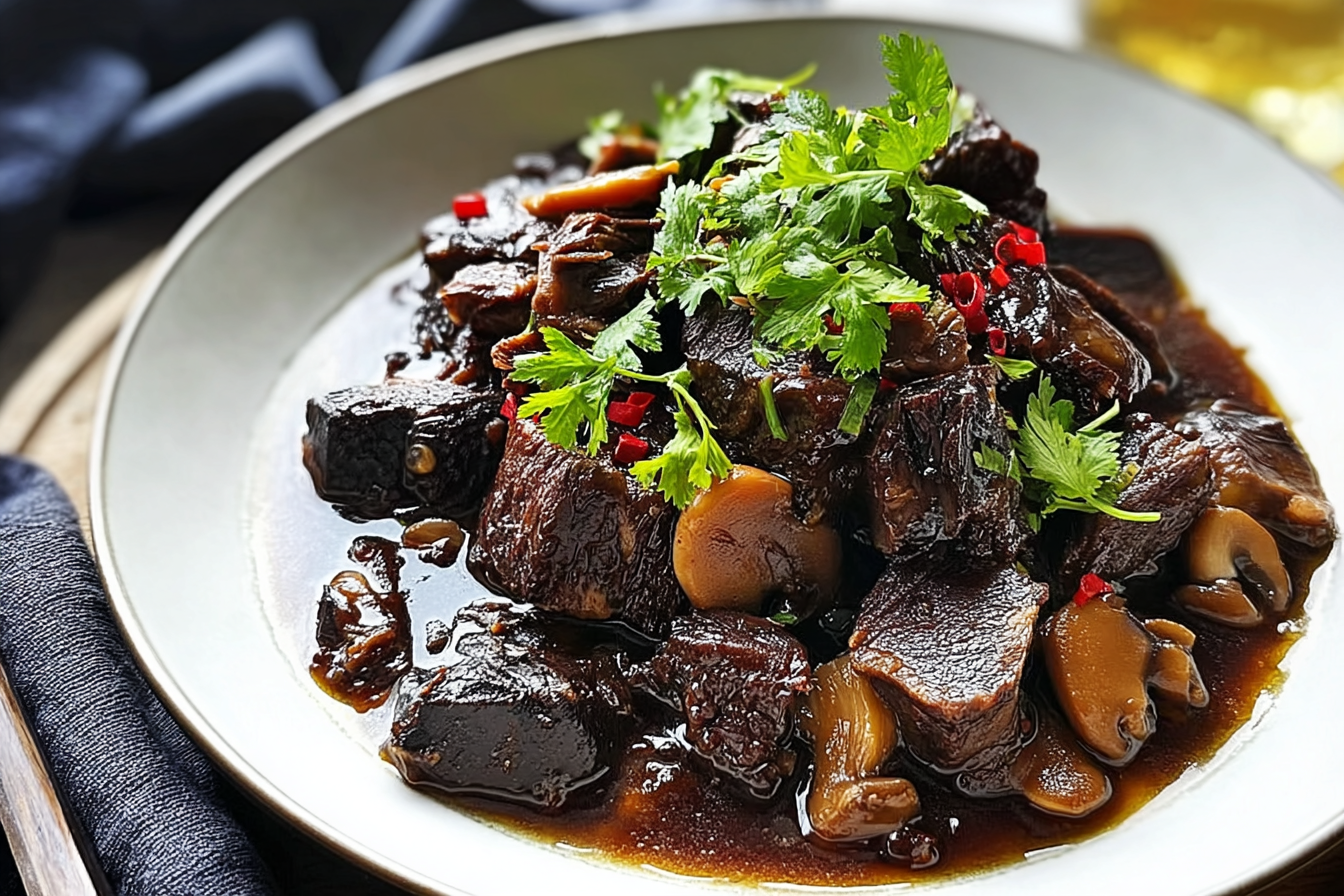 Asian Slow Cooked Beef Cheeks Recipe With Rich Flavor 6 Asian Style Slow Cooked Beef Cheeks