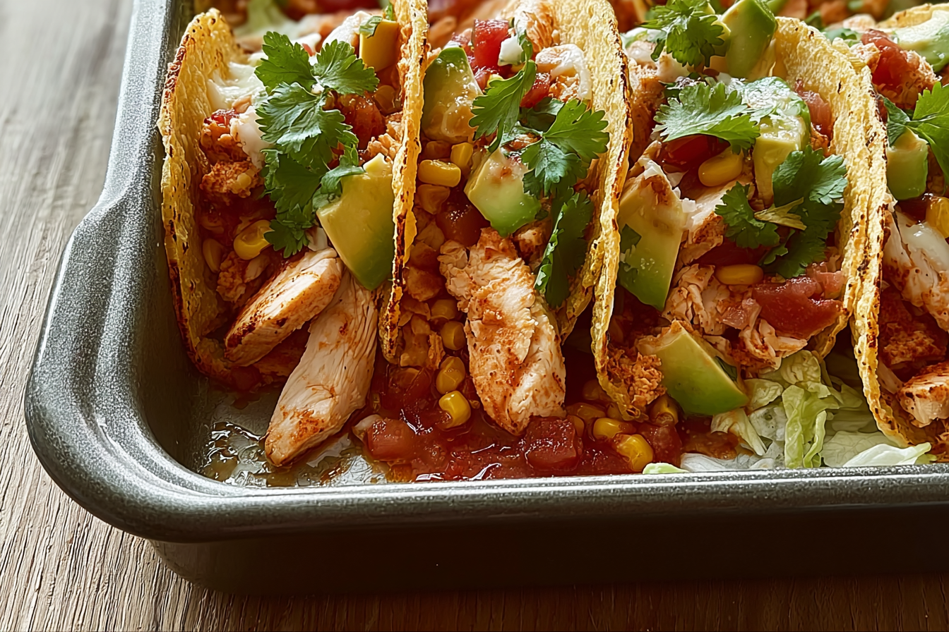 Baked Chicken Tacos Recipe With Simple And Flavorful Ingredients 6 Baked Chicken Tacos