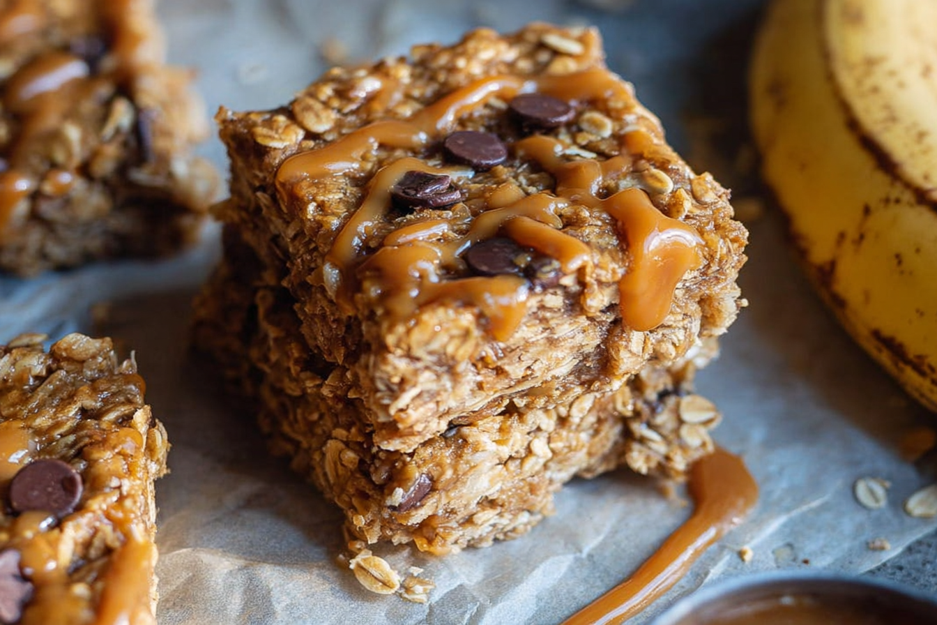 Banana Oatmeal Bars Recipe For A Healthy And Easy Snack 6 Banana Oatmeal Bars