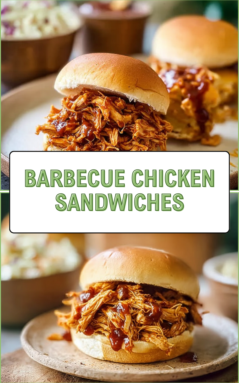 Barbecue Chicken Sandwiches