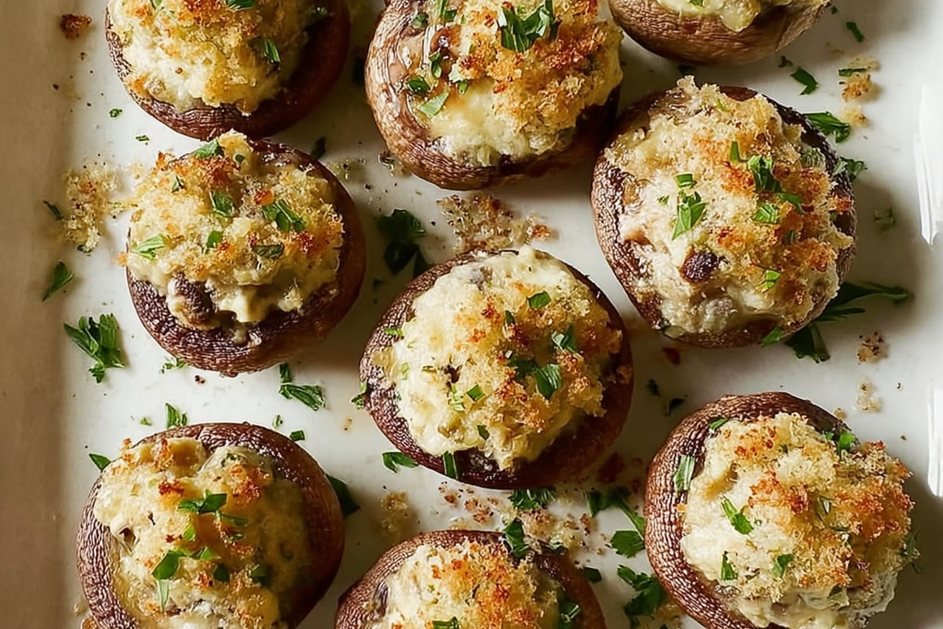 Boursin Stuffed Mushrooms Recipe With Creamy Cheese Filling 6 Boursin Stuffed Mushrooms