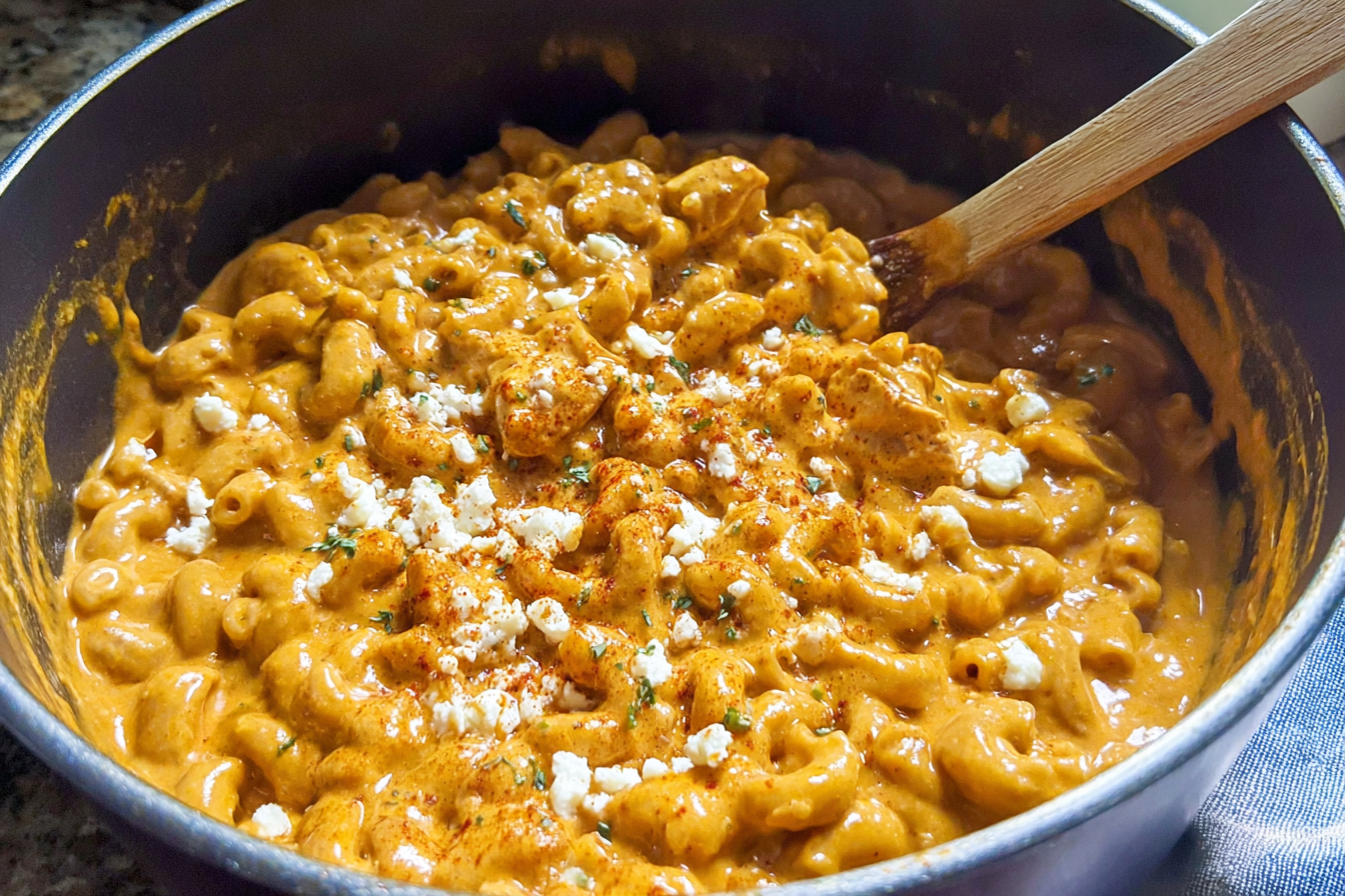 Buffalo Chicken Mac And Cheese