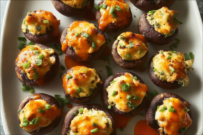 Buffalo Stuffed Mushrooms 78.Png
