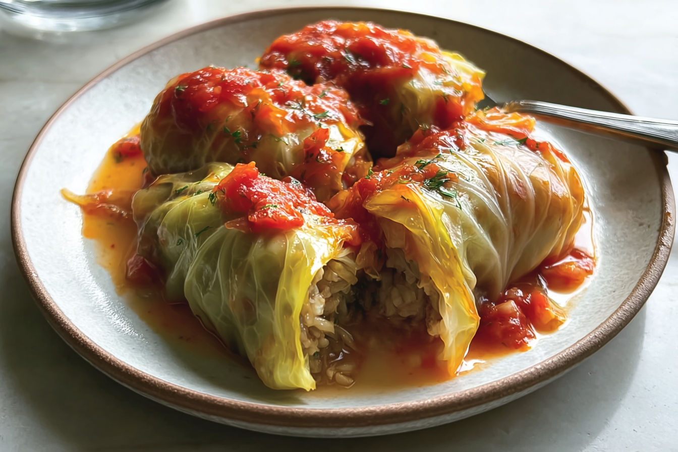 Easy Cabbage Rolls Recipe With Simple Ingredients And Steps 6 Cabbage Rolls