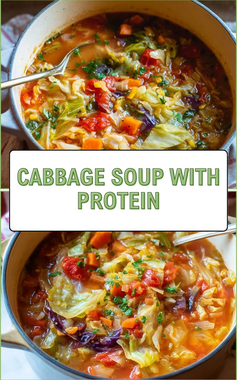 Cabbage Soup Diet Recipe With Added Protein For Weight Loss 7 Cabbage Soup With Protein