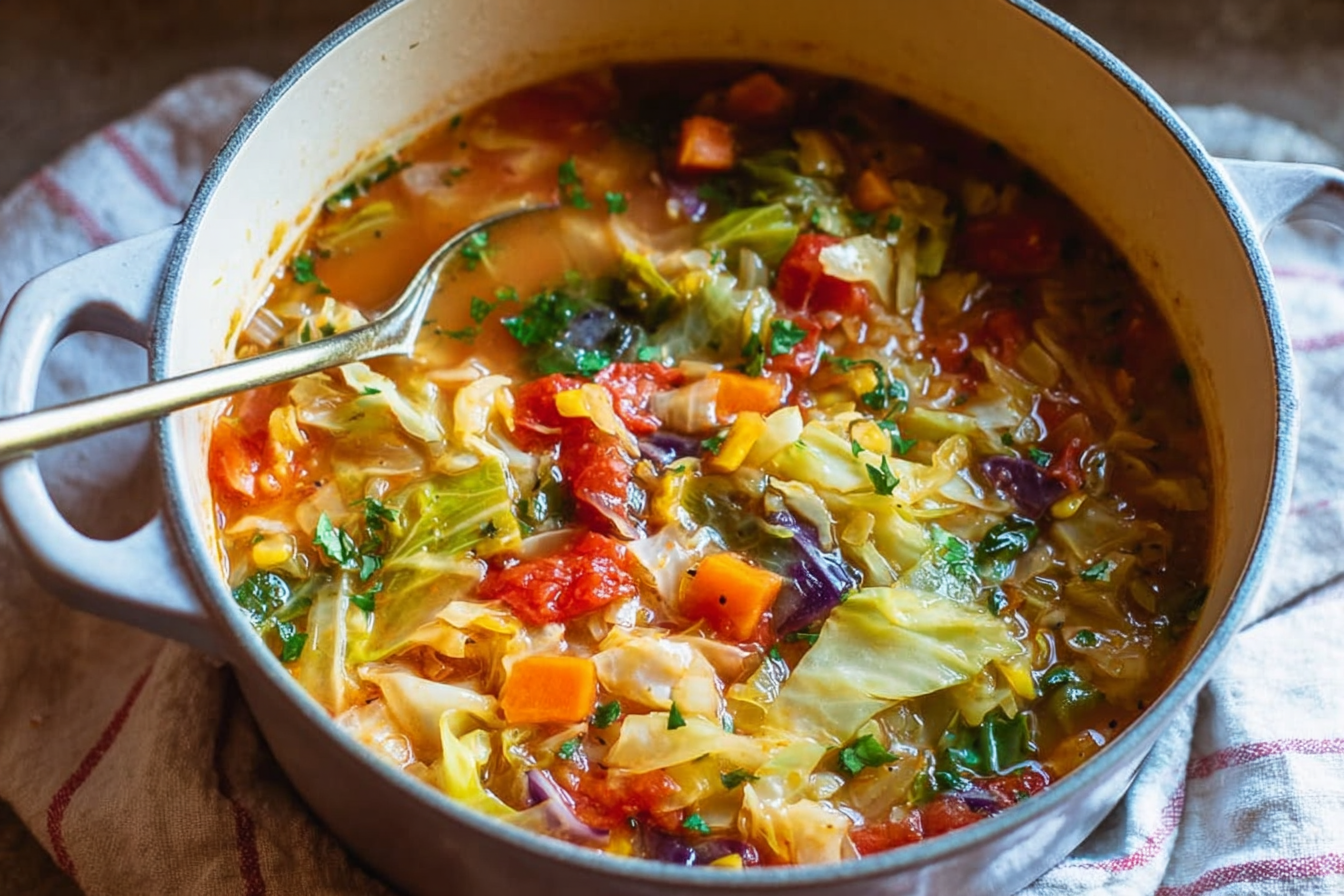Cabbage Soup Diet Recipe With Added Protein For Weight Loss 6 Cabbage Soup With Protein