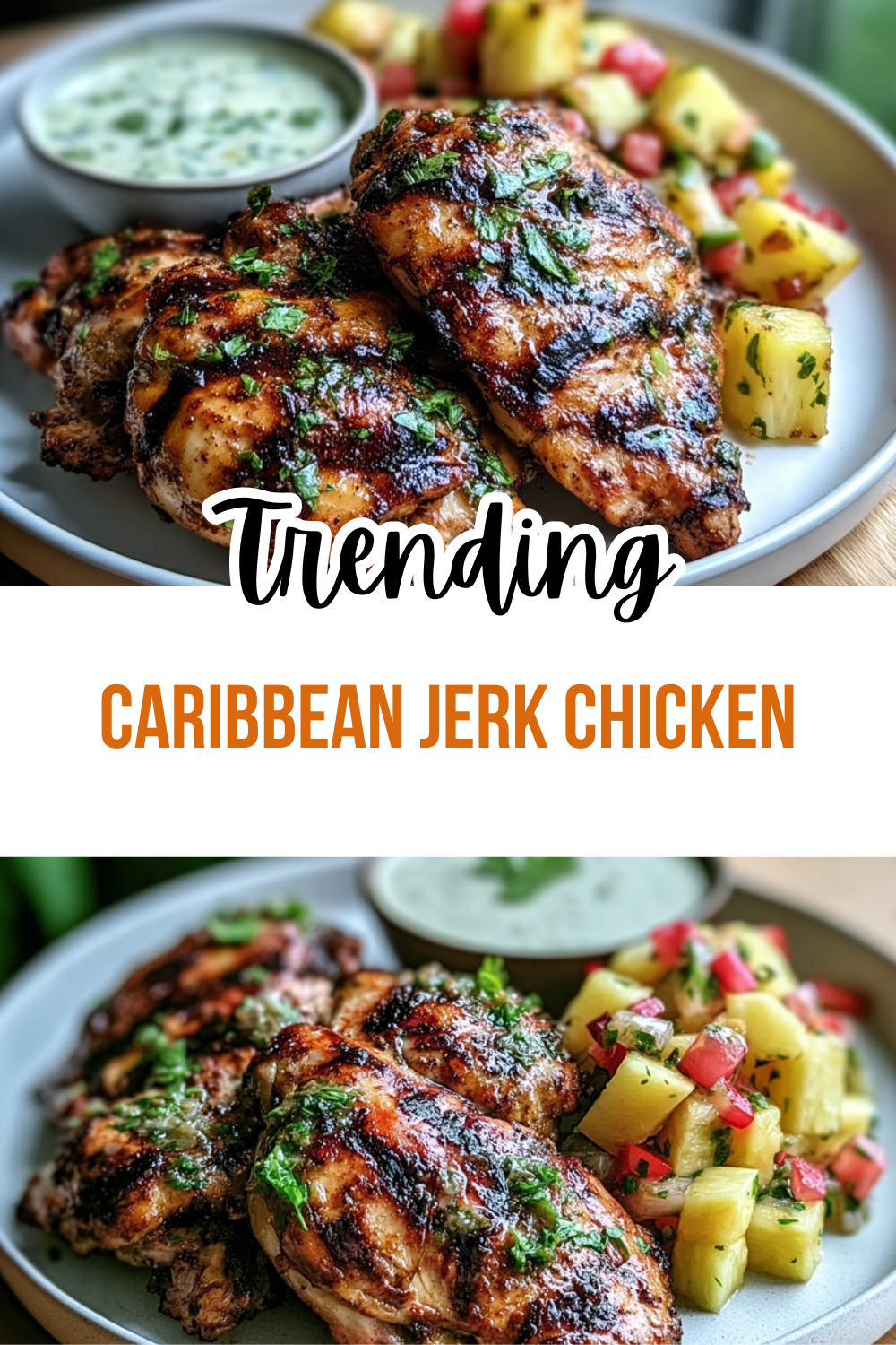 Caribbean Jerk Chicken With Fresh Pineapple Salsa Recipe 7 Caribbean Jerk Chicken