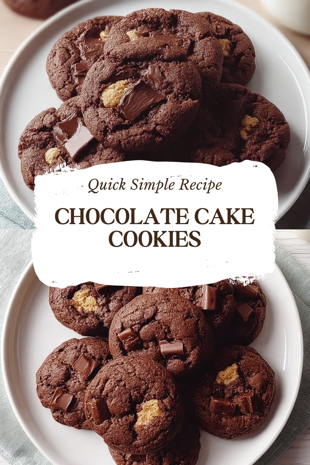 Chocolate Cake Cookies