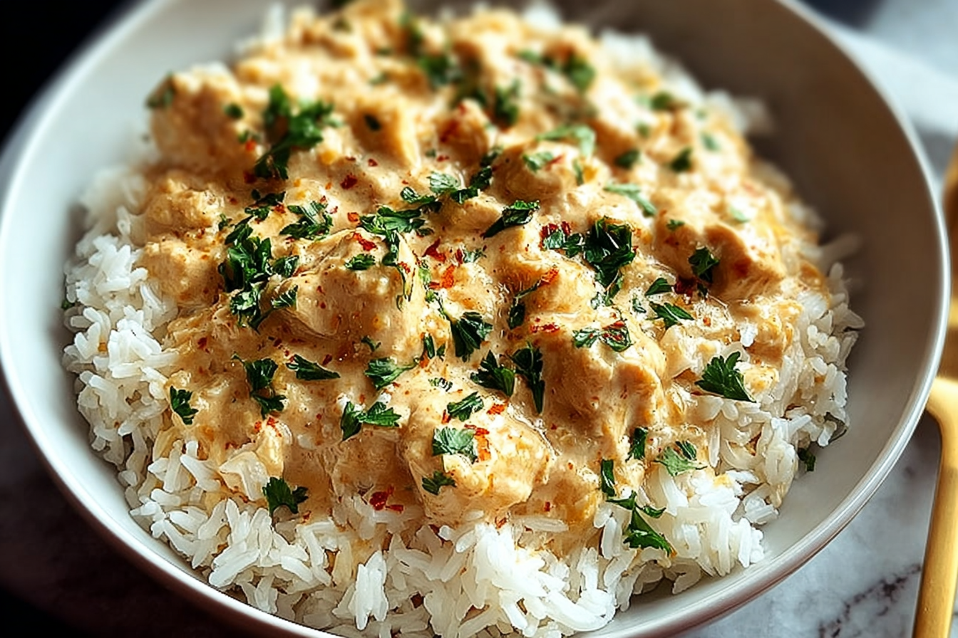 Creamy Chicken And Rice