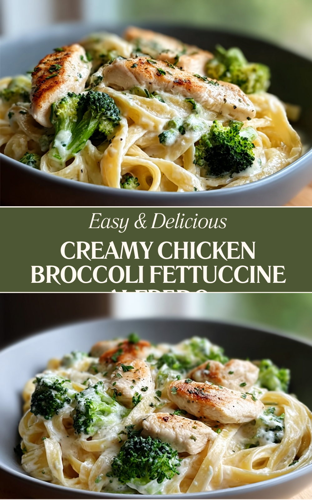 Fettuccine Chicken Broccoli Alfredo Recipe For Quick And Easy Meals 7 Creamy Chicken Broccoli Fettuccine Alfredo