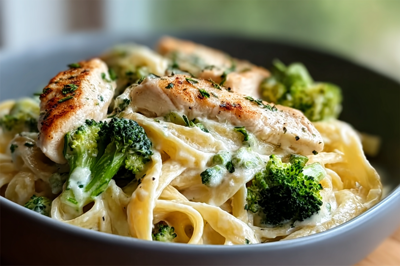 Fettuccine Chicken Broccoli Alfredo Recipe For Quick And Easy Meals 6 Creamy Chicken Broccoli Fettuccine Alfredo