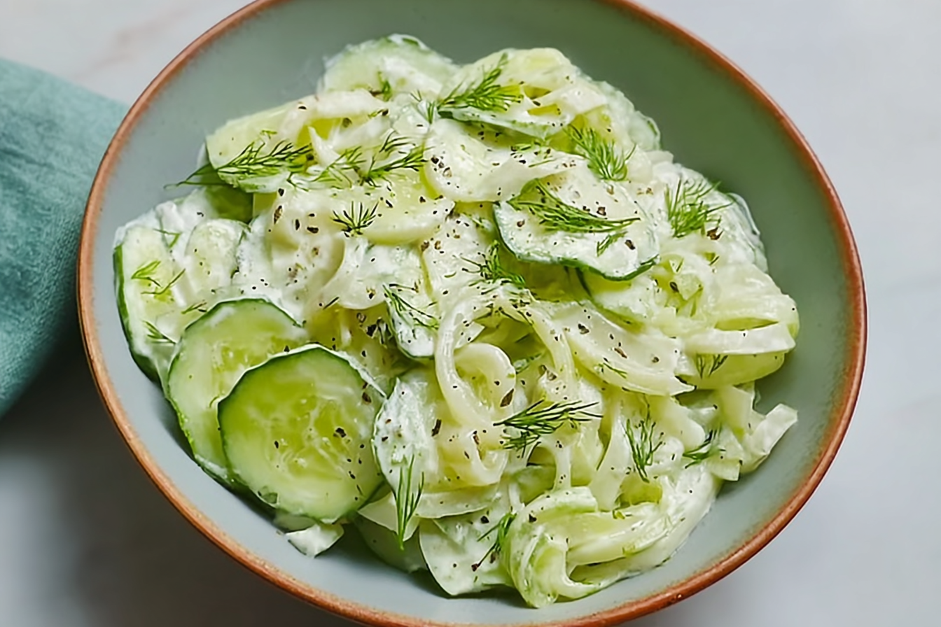 Creamy Cucumber Salad