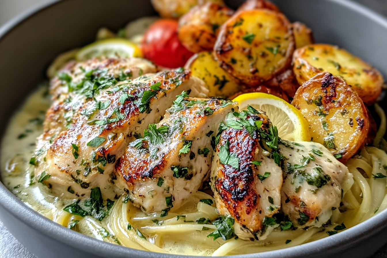 15 Minute Creamy Garlic Herb Chicken Recipe For Quick Dinners 6 Creamy Garlic Herb Chicken