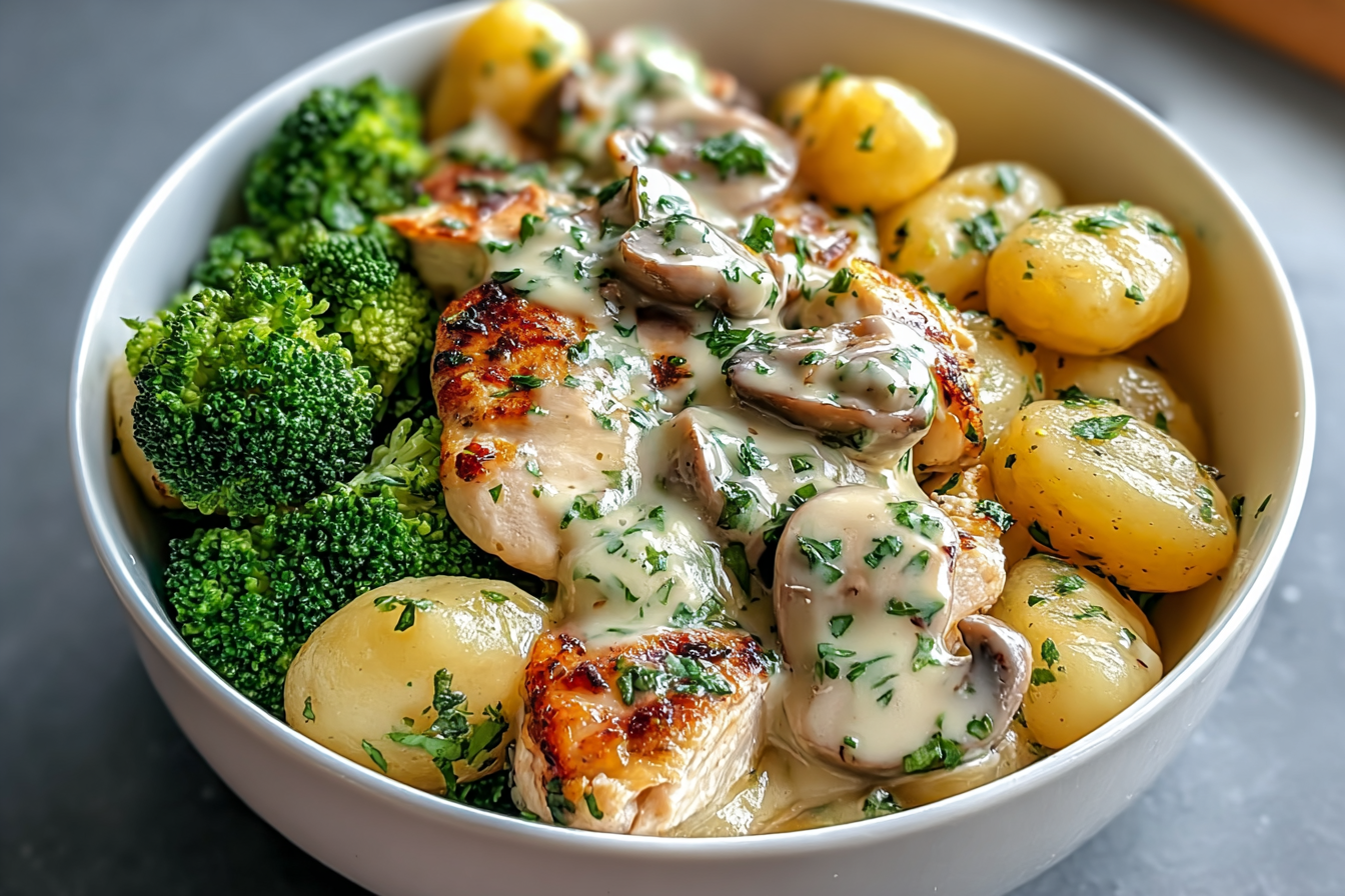 Herb Gnocchi With Creamy Garlic Sauce Recipe 6 Creamy Garlic Herb Gnocchi Bowl
