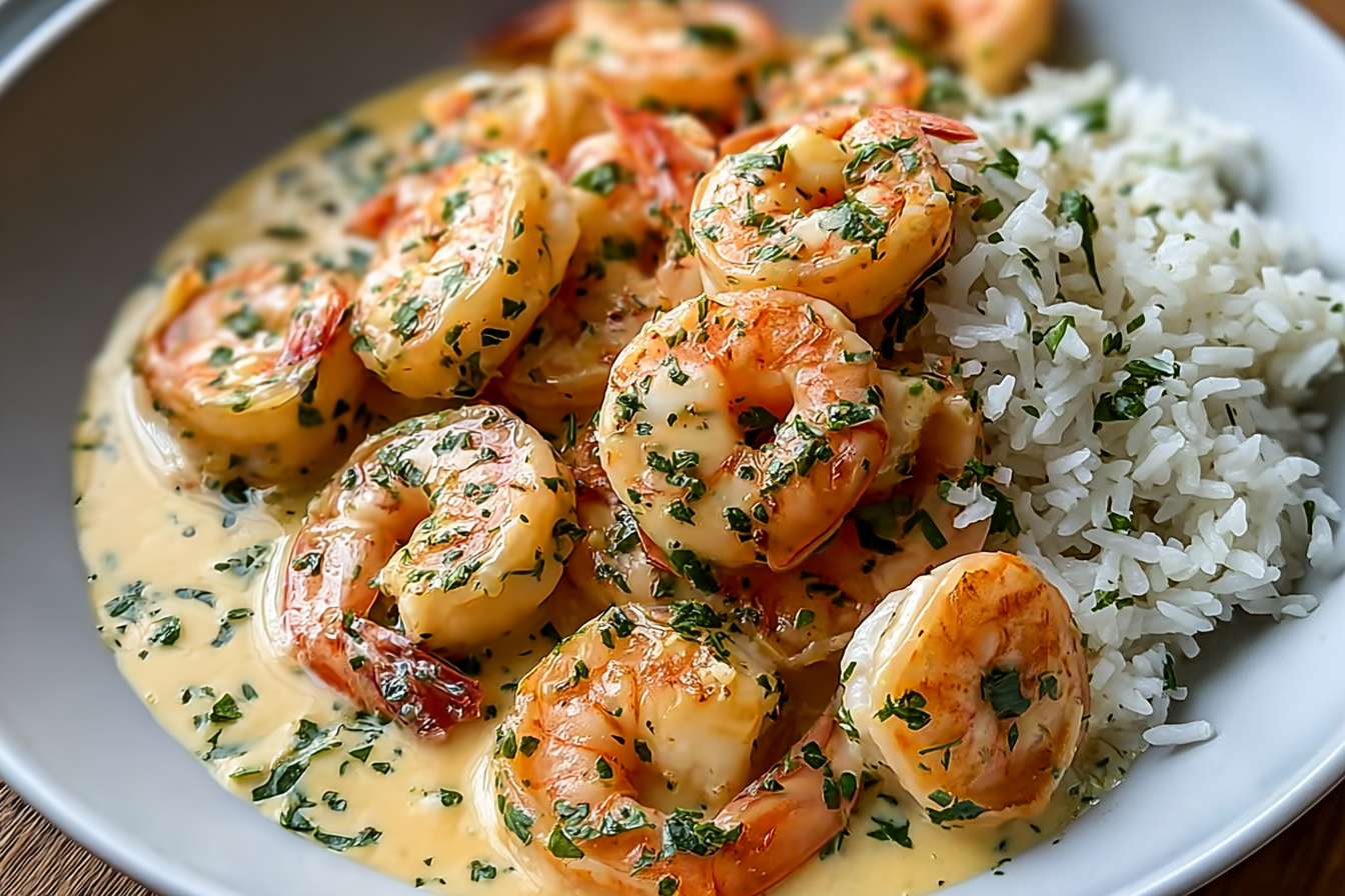 Creamy Garlic Shrimp Recipe With Rich Sauce And Tender Shrimp 6 Creamy Garlic Herb Shrimp