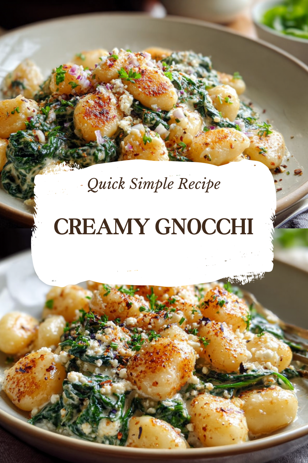Creamy Spinach Gnocchi One-Pan Recipe Ready In 20 Minutes 7 Creamy Gnocchi