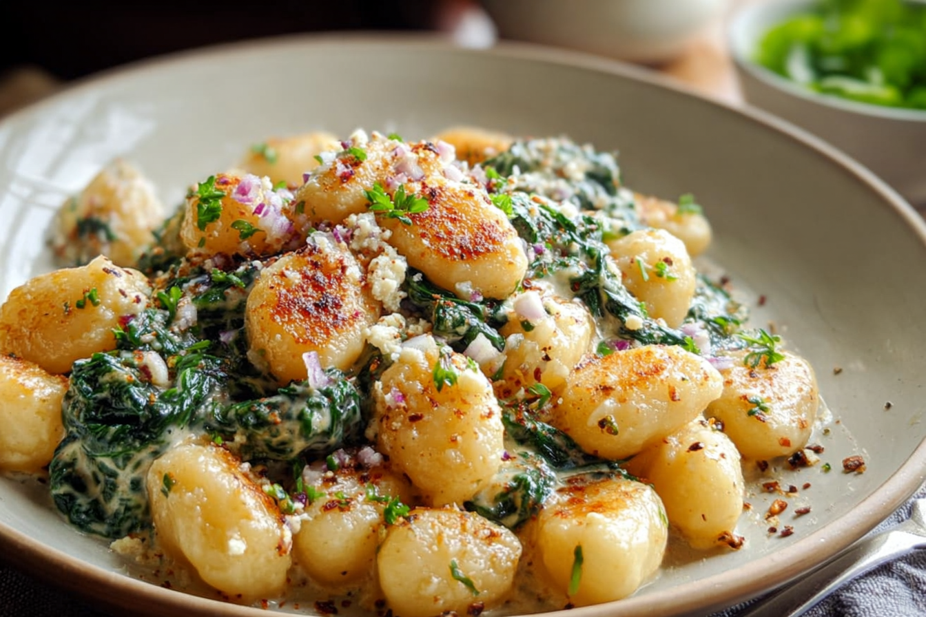 Creamy Spinach Gnocchi One-Pan Recipe Ready In 20 Minutes 6 Creamy Gnocchi