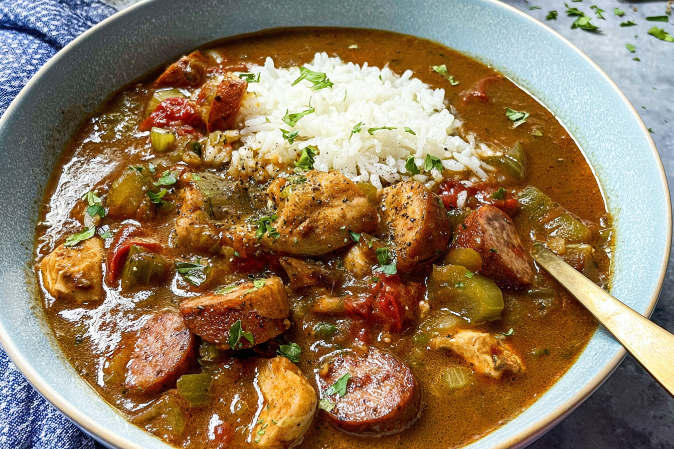 Creole Chicken And Sausage Gumbo Recipe With Rich Spices And Hearty Flavors 6 Creole Chicken And Sausage Gumbo