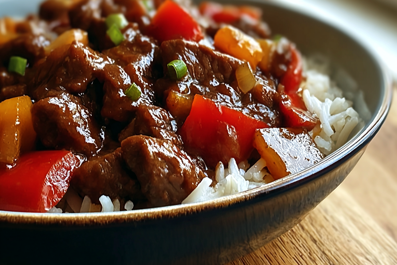 Crockpot Pepper Steak Recipe With Tender Beef And Peppers 6 Crockpot Pepper Steak Recipe