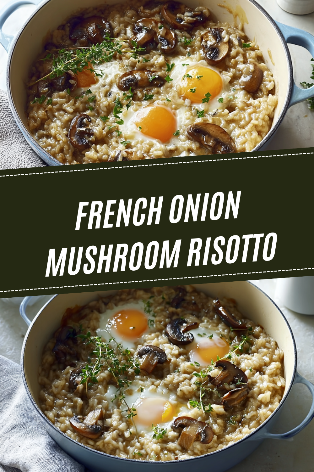 French Onion Mushroom Risotto Recipe With Rich Flavor Combination 7 French Onion Mushroom Risotto