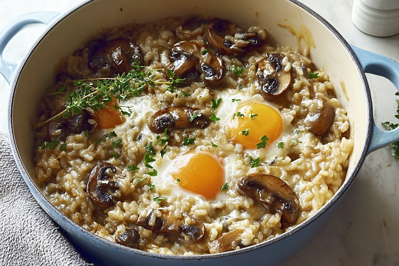 French Onion Mushroom Risotto Recipe With Rich Flavor Combination 6 French Onion Mushroom Risotto