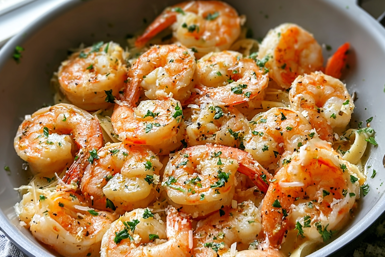 Garlic Butter Shrimp Scampi Recipe With Fresh Herbs And Lemon Zest 6 Garlic Butter Shrimp Scampi