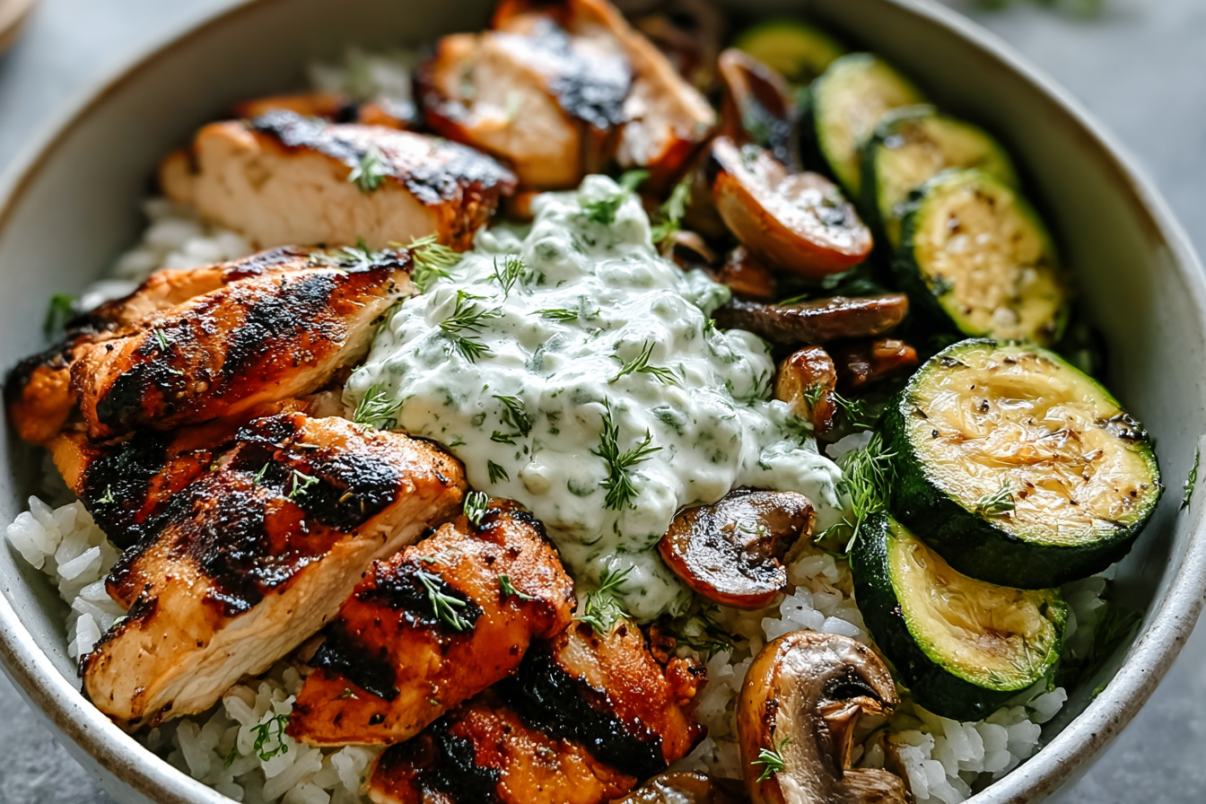 Grilled Chicken Rice Bowls For Light And Flavorful Summer Meals 6 Grilled Chicken Rice Bowl