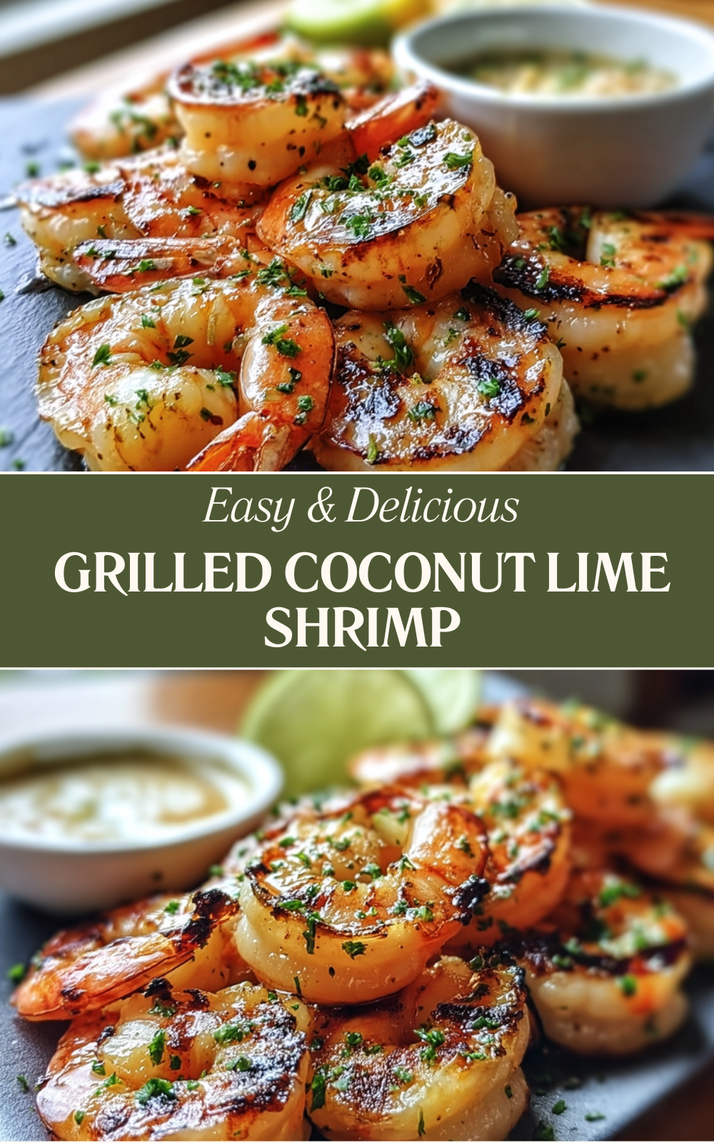 Grilled Coconut Lime Shrimp