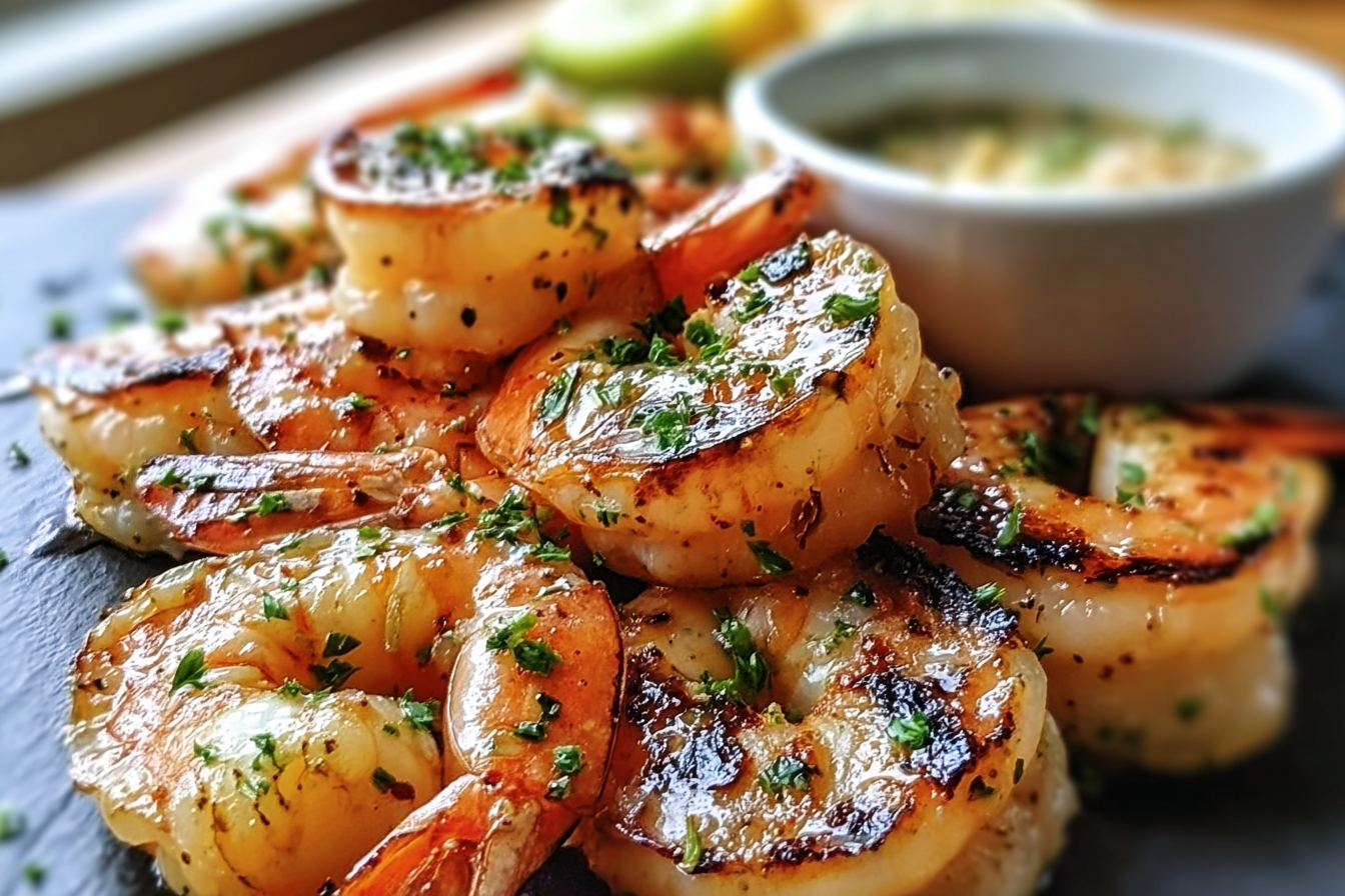 Grilled Coconut Lime Shrimp
