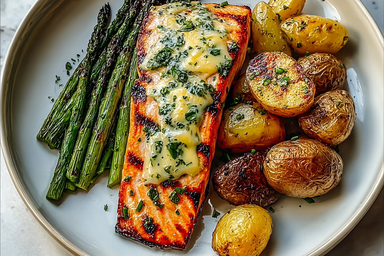 Easy Grilled Salmon Recipe With Simple Ingredients And Quick Prep 6 Grilled Salmon Plate