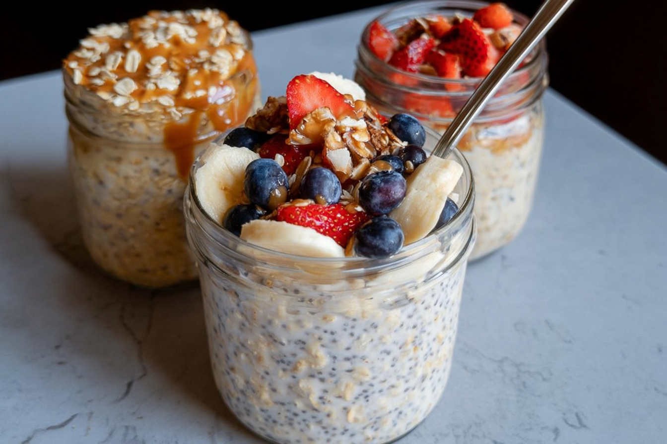 High Protein Overnight Oats Recipe Creamy, Quick, And Nutritious 6 High Protein Overnight Oat