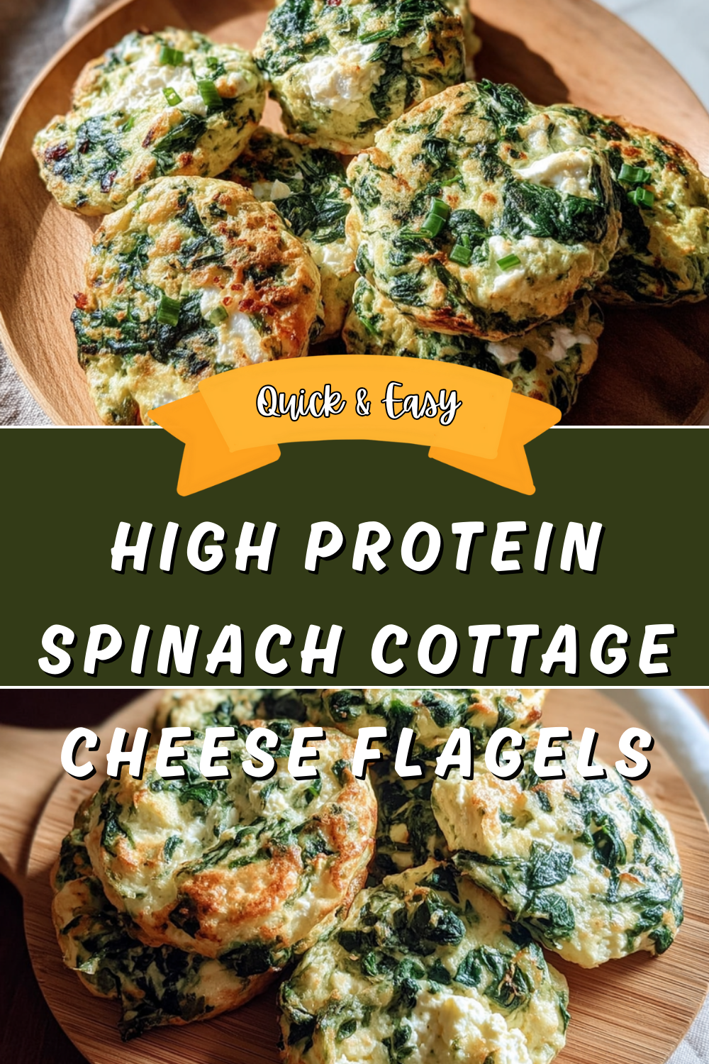 Spinach Cottage Cheese Flagels Recipe For Easy Homemade Flat Bagels 7 High Protein Spinach Cottage Cheese Flagels