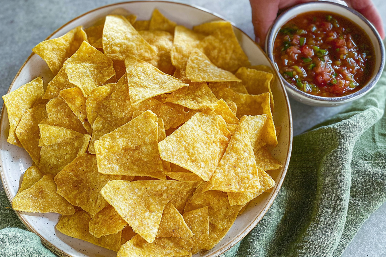 Homemade Tortilla Chips Made Crispy With Fried Or Baked Methods 6 Homemade Tortilla Chips
