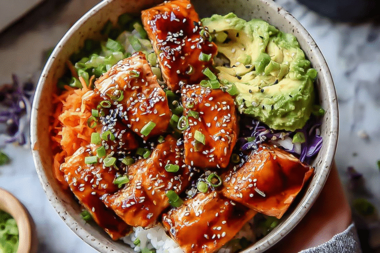 Honey Glazed Salmon Bowl 95.Png