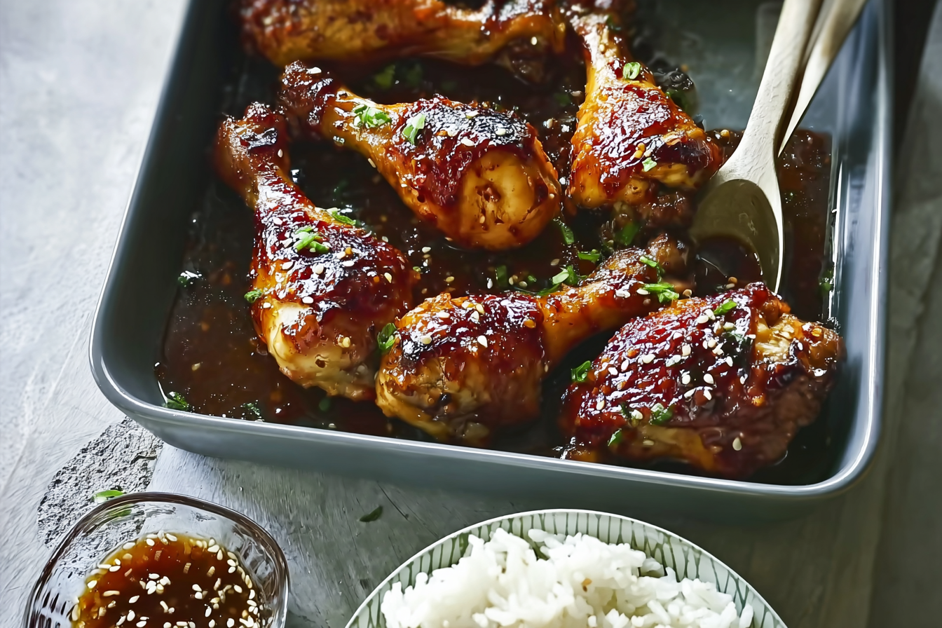 Honey Soy Chicken Drumsticks Baked Easy In The Oven 6 Honey Soy Chicken Drumsticks