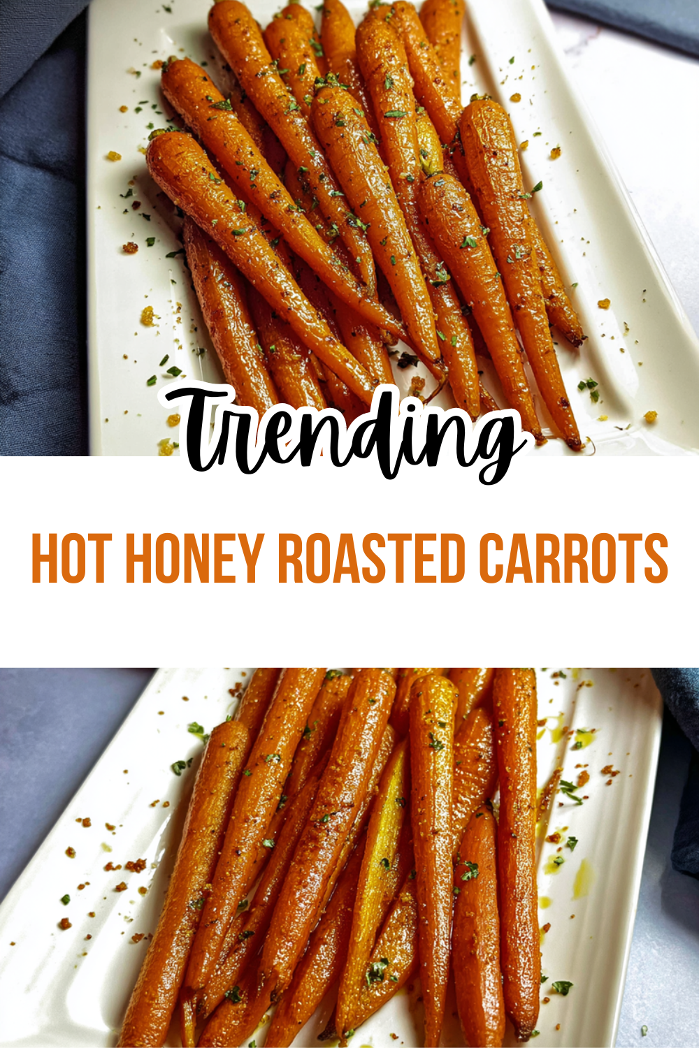 Hot Honey Roasted Carrots Recipe With Spicy Sweet Glaze 7 Hot Honey Roasted Carrots