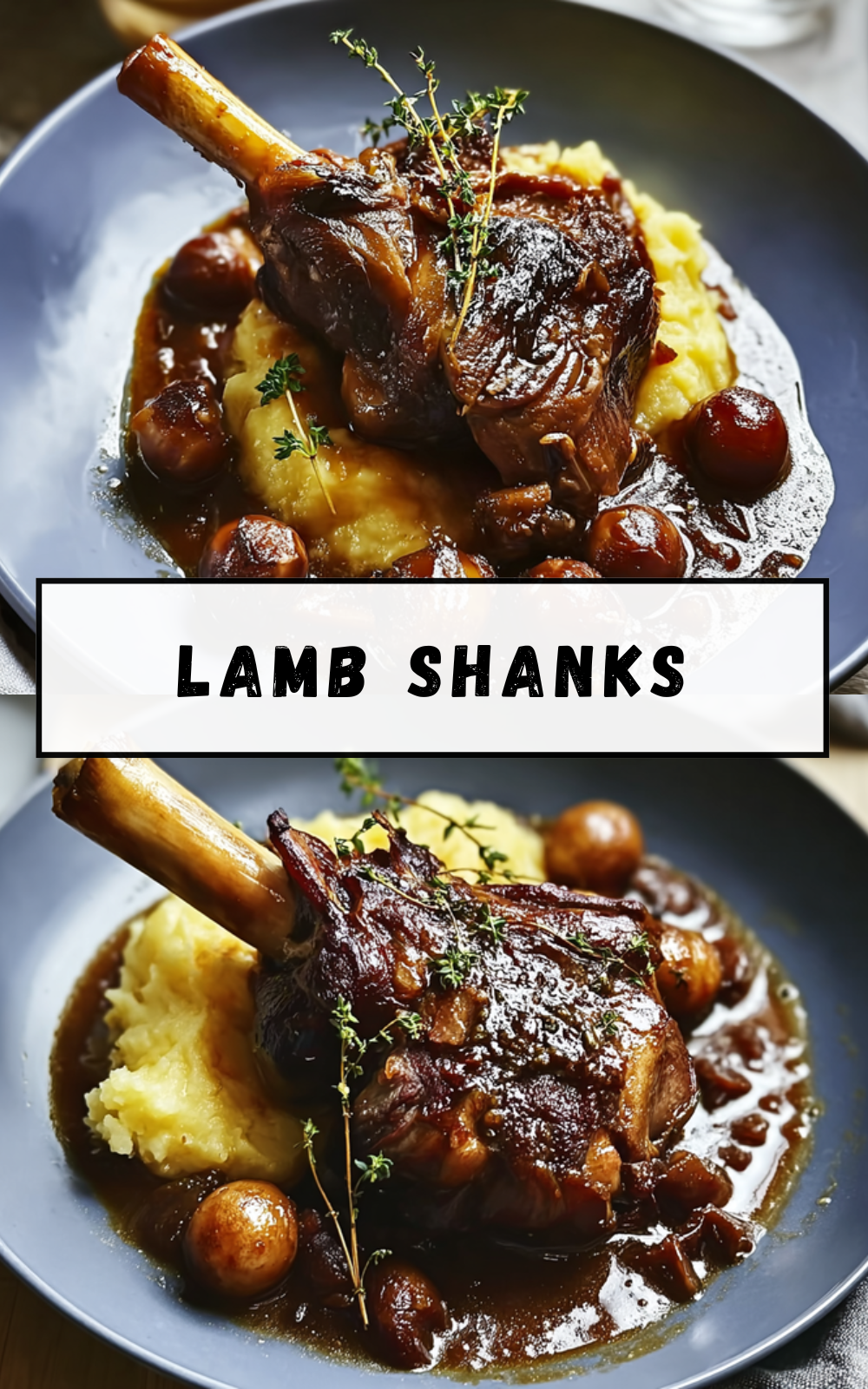 Lamb Shanks Braised In Rich Red Wine Sauce Recipe 7 Lamb Shanks