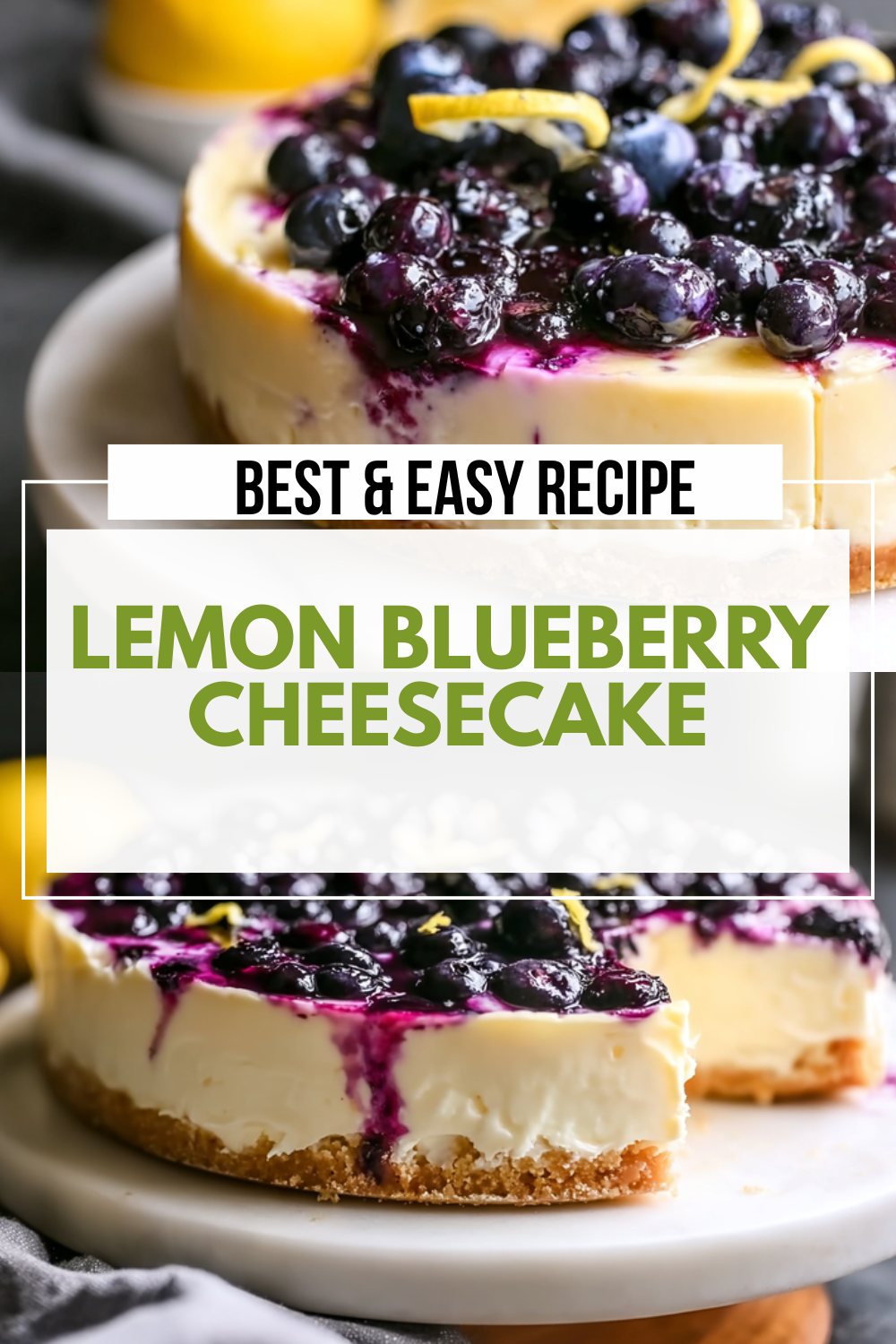 Lemon Blueberry Cheesecake