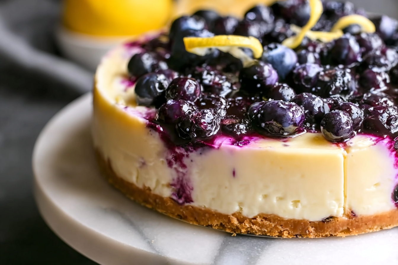 Lemon Blueberry Cheesecake