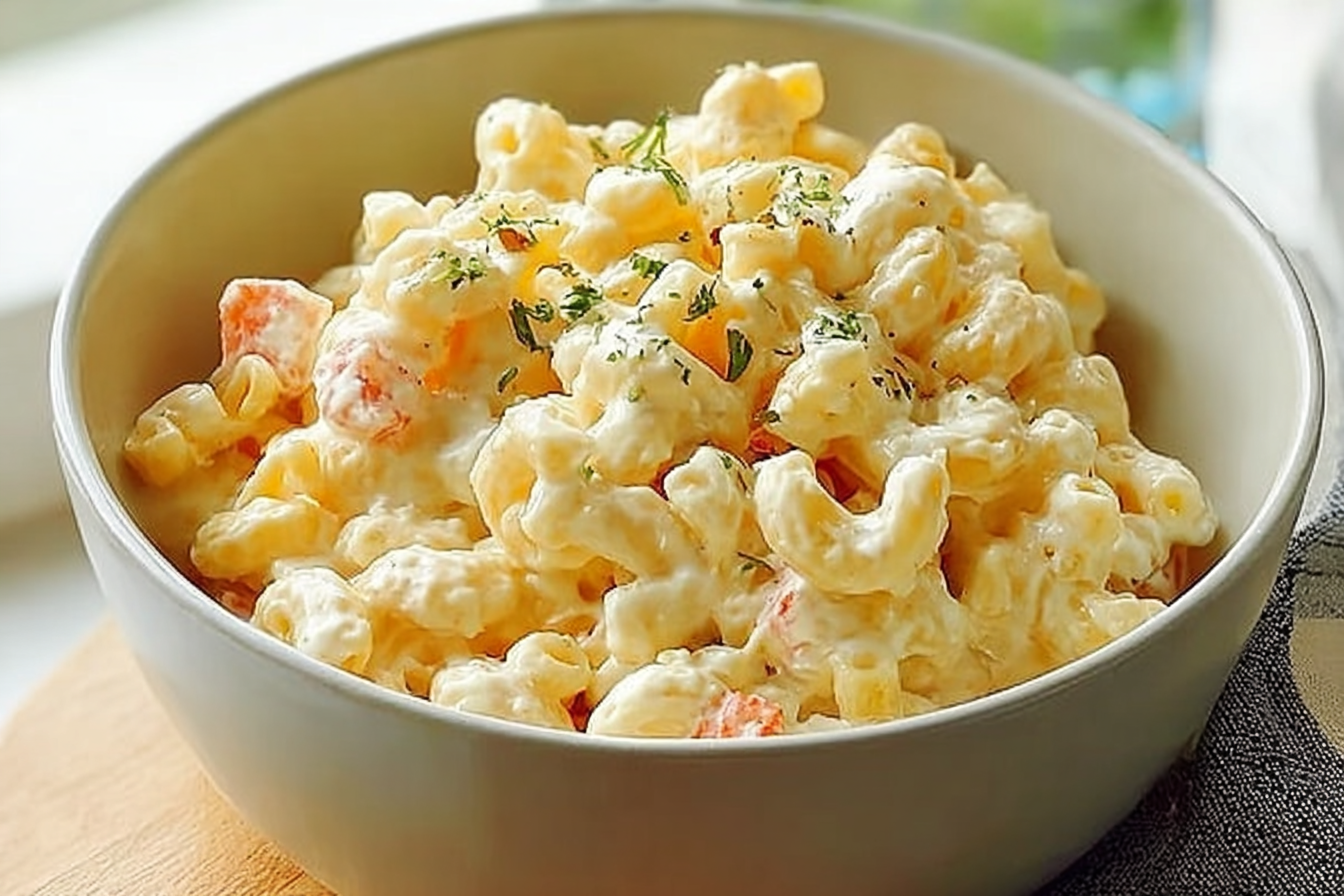 Classic Macaroni Salad Recipe With Creamy Dressing And Fresh Veggies 6 Macaroni Salad