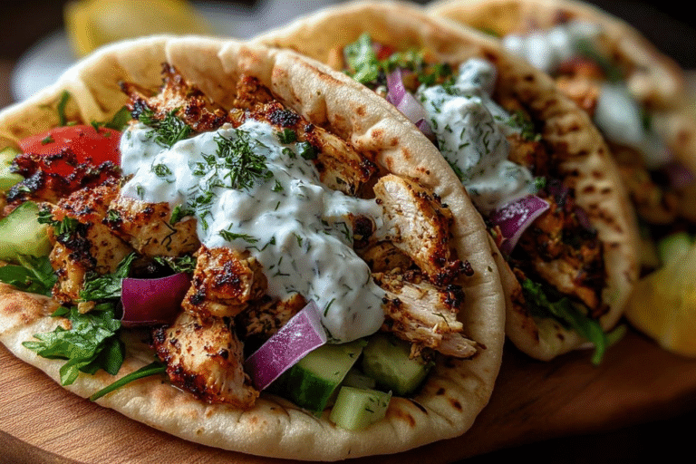 Mediterranean Chicken Gyros 82.Png