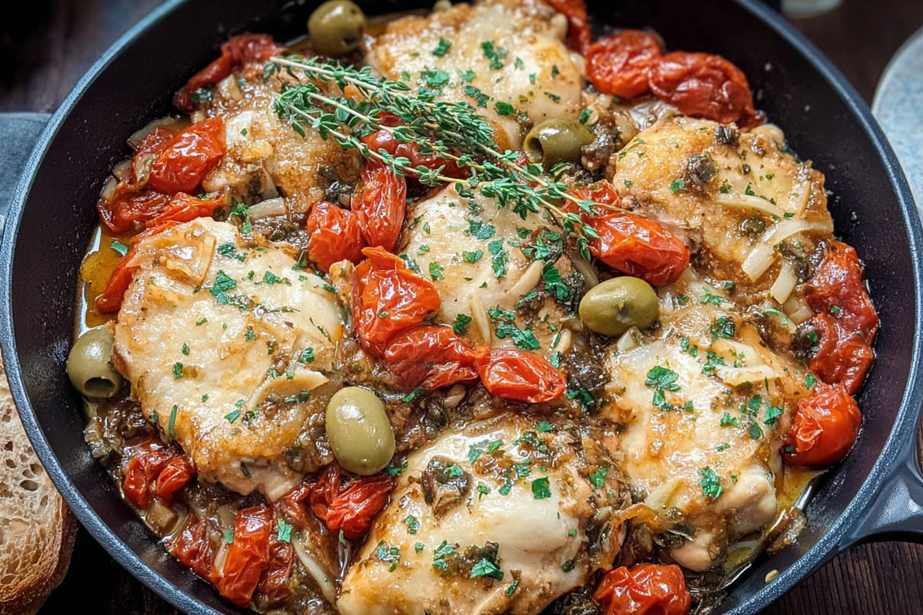 Mediterranean Chicken Skillet