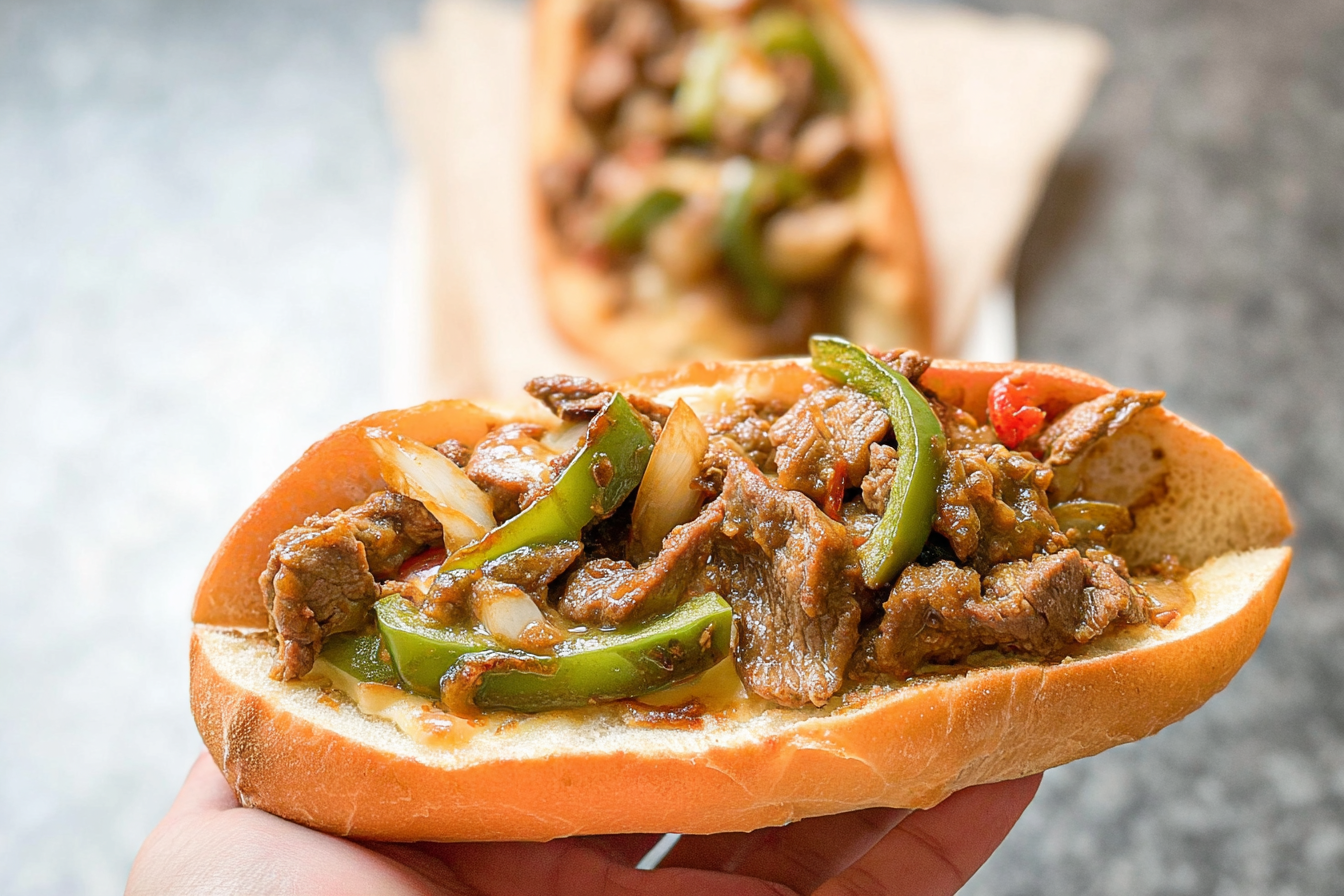 Mexi Cheesesteak Sandwiches Recipe With Spicy Southwestern Flavors 6 Mexi Cheesesteak Sandwiches
